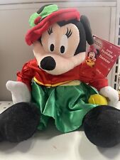 2002 Minnie Mouse Disney Exclusive Holiday Musical Christmas Plush Works C3 picture