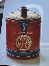 Vintage Van Camp Hardware Utility Can Indianapolis 5 gallon RARE VINTAGE  picture