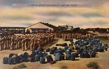 Laredo Army Field, Laredo, TX~Vintage Linen Postcard. Q106 picture
