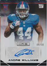 Andre Williams 2014 Panini Rookies & Stars RC auto autograph card 106 /10 picture