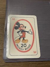 Vintage Rare Italian Disney 🎥 Card Game Mickey Mouse Playing Card RARE picture