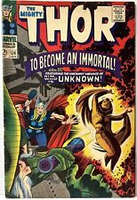 Thor #136 (1966) 1st Lady Sif Silver Age Jack Kirby Lurking Unknown Marvel FN- picture