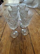 WATERFORD CRYSTAL “ALANA” CLARET WINE GLASSES 5 3/4” (Set Of 6) picture