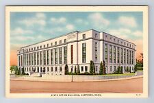 Hartford CT-Connecticut, State Office Building, Antique, Vintage Card Postcard picture