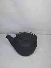 Antique Cast Iron Kettle Swivel Lid Marked Late 1800's Great Condition picture
