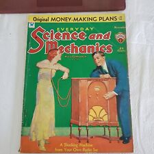 Everyday Science and Mechanics November 1933 Vol. 4, Issue 11 Shocking Machine picture