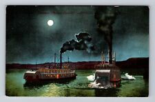 OR-Oregon, Steamers Bailey Gatzert and Dalles City, Antique Vintage Postcard picture