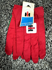 Original IH International Harvester pair of garden gloves unused With Tags picture