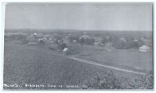 c1960's Birdseye View Dundee Iowa Field Train Depot Station RPPC Photo Postcard picture