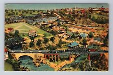 Hamburg PA-Pennsylvania, Aerial Of Railroad Tracks, Antique, Vintage Postcard picture