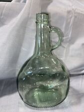Antique Green Glass Wine Liquor Jug 1.5 Liters picture