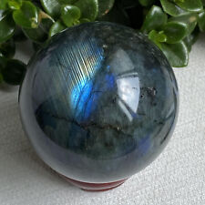 Top 1pc Natural labradorite ball Quartz Crystal sphere Reiki healing 50mm picture