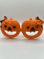 Vintage Plastic Halloween Glasses Sunglasses Pumpkin Jack-O-Lantern witch picture