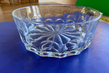 Antique Lead Crystal Fluted Scalloped Fruit Bowl 10