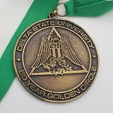 Vintage Delta State University 50 Fifty Year Golden Circle Medal Ribbon  picture