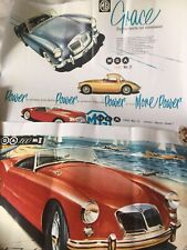 MG MGA 1600 x 2 Repro Advertising Posters & Badge picture