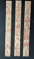 R184-2 Strip Card Set 24 American Indian Chiefs 1930's UNCUT Sitting Bull NR/MT picture