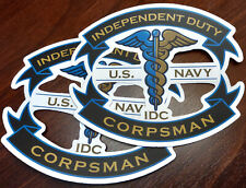 Elite Fleet US Navy Independent Duty Hospital Corpsman IDC Stickers Fleet Shore picture