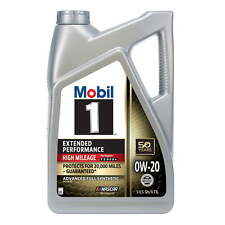 Extended Performance High Mileage Full Synthetic Motor Oil 0W-20, 5 Quart picture
