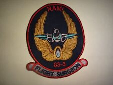 US Naval Aerospace Medical Institute NAMI FLIGHT SURGEON 83-3 Patch picture
