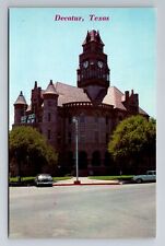 Decatur TX-Texas, Wise County Courthouse, Antique, Vintage Postcard picture