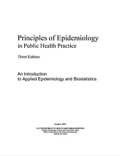 511 Page Principles of Epidemiology in Public Health Practice Manual on CD picture