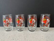 Set of 4 Vintage Strawberry Shortcake Glasses Cups American Greetings 4
