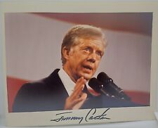 President Jimmy Carter Signed Full Signature 8x10 Photo picture