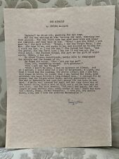Irving Wallace American Author Screenwriter Autographed Excerpt The Miracle picture