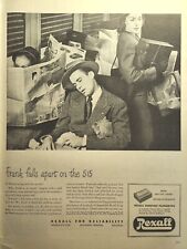 Rexall Puretest Plenamins Health And Energy Vitamins Vintage Print Ad 1946 picture