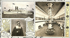 1905 STR S.S. PURITAN GREAT LAKES STEAMSHIP EARLY UNDIVIDED BACK POSTCARD P464 picture