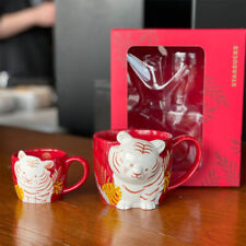 New 2022 Starbucks China Year of The Tiger Mug 3oz+12oz Set Limited Edition picture