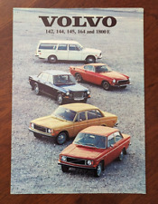 1971 Volvo 142 144 145 164 1800E Folder Sales Brochure picture