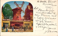 1917 Moulin Rouge Paris France postcard a67 picture