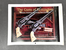 Vintage 1997-98-99 - 18 Month Calendar Guns of Remington Historic Firearms 9x12