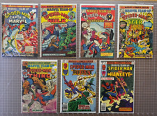 Marvel Team-Up Comic Lot of 14 Comics 1973-1981 Spiderman Hulk 2.5-6.5 picture