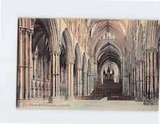 Postcard The Nave in Cathedral Lincoln England picture