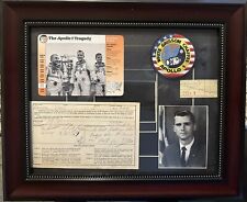 Framed Apollo 1 Signatures Of Gus Grissom, Edward H White And Roger Chaffee. picture