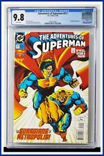 Adventures Of Superman #511 CGC Graded 9.8 DC April 1994 White Pages Comic Book. picture