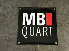 MB Quart banner sign shop wall garage stereo speakers woofer amp tweeter car rzr picture