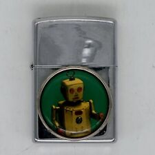 1999 Robot Resin Stamped Zippo XVI Lighter picture