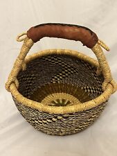 African basket. Handmade.woven. Bought A Couple Years Ago In South Africa Unused picture
