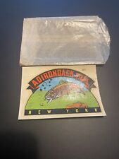 Vintage ADIRONDACK Mts. Luggage Sticker New York State picture
