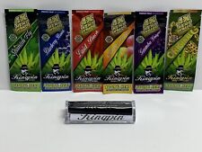 KINGPIN HERBAL WRAPS - 6 Pack Sampler with KINGPIN WRAP ROLLER w/instructions picture