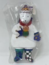 DEPARTMENT 56, POLAR BEAR ORNAMENT, WINTER WARM UP COLLECTION — VTG *New Sealed* picture