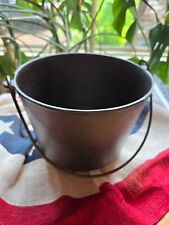 ANTIQUE #7 Cast Iron Campfire Bean Pot - Cauldron - Kettle HARD TO FIND picture