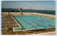 La Piscine de Notre-Dame du Portage  Swimming Pool Canada 1967 Postcard picture