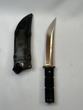 VINTAGE 1980'S AL MAR 4004 SHUGOTO TANKEN KNIFE WITH ORIGINAL SHEATH picture