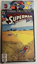 Superman Man of Steel #21 Funeral for a Friend SEALED Multi 3 Pack picture