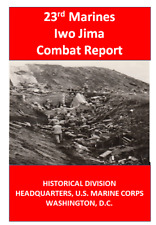 WW II USMC Marine Corps 23rd Regiment Battle of Iwo Jima Combat History Book picture